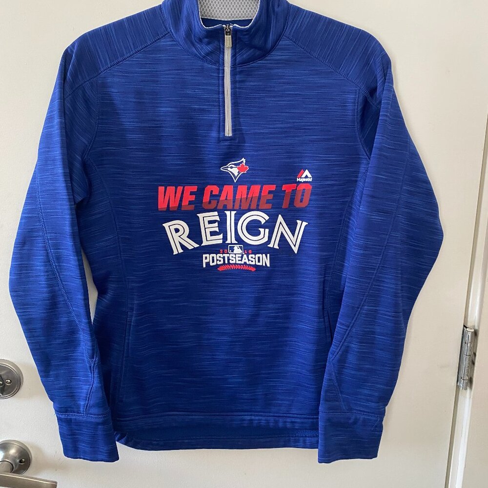 Toronto Blue Jays 1/4 zip hoodie size small